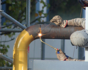 Travaux de soudure