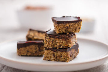 Barres céréale et chocolat fait maison