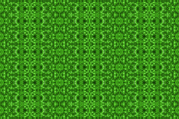 Textured African fabric, green color