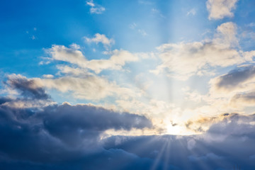 Heavenly Landscape with Beautiful Clouds