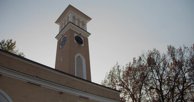 Tashkent chimes located at the square of Amir Temur  - autumn Uzbekistan