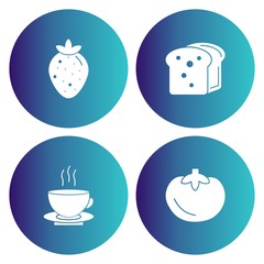 4 Simple Universal Related Color Icons