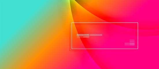 Trendy simple fluid color gradient abstract background with dynamic wave shadow line effect. Vector Illustration For Wallpaper, Banner, Background, Card, Book Illustration, landing page