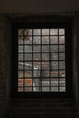 Allesandria Italy. Window with bars.