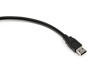 usb cable isolated on white
