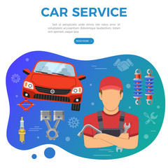Car Service Banner