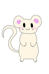 Obraz na płótnie Canvas mouse with cheese