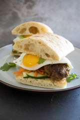 Breakfast Bahn Mi with Egg