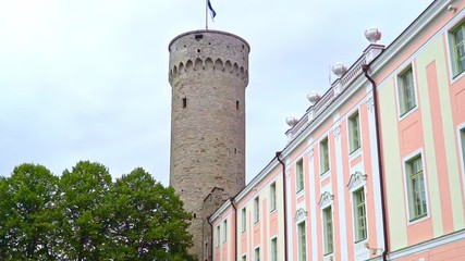 The Parliament Building Of Estonia. Toompea castle.