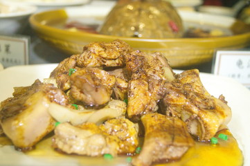 Traditional cuisine model landscape in chaozhou, China