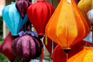 colorful chinese lanterns