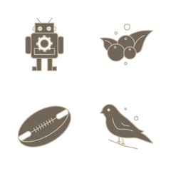 Set of 4 Universal Pixel Perfect Icons