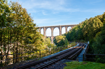 Fototapeta premium Viadukt Eisenbahn Brücke Göhren - Mittelsachsen, Rochlitz, Mittweida 