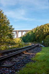 Fototapeta premium Viadukt Eisenbahn Brücke Göhren - Mittelsachsen, Rochlitz, Mittweida 