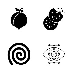 Set Of Universal Icons For Mobile Application and websites