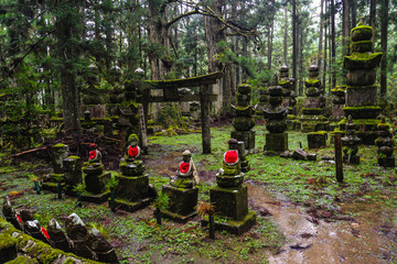 Fototapeta na wymiar Okunoin Cemetery - Koya Mountain