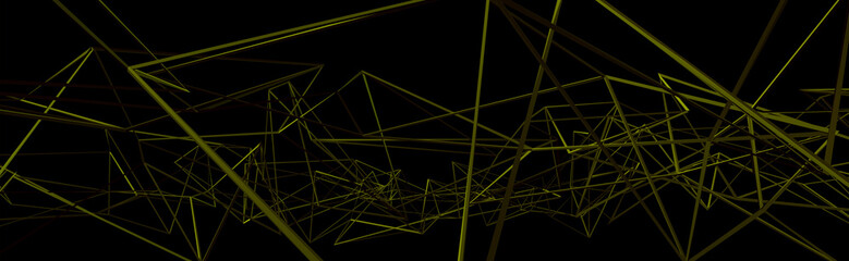 3d ILLUSTRATION, of abstract background, METAL MESH texture, wide panoramic for wallpaper