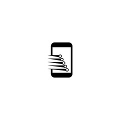 Smartphone logo vector icon