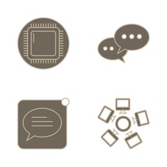 Set of Universal Pixel Perfect Icons