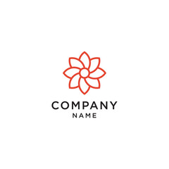 Abstract elegant tree leaf flower logo icon vector design. Universal creative premium symbol. Graceful jewel boutique vector sign.