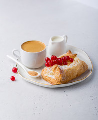 Bun and coffee