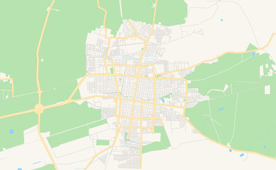 Printable street map of Palmira, Colombia