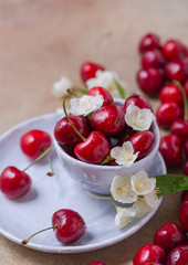 Bowl full of cherries