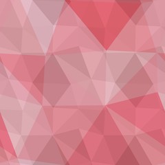Geometric pattern. Red-pink broken glass. Polygonal.