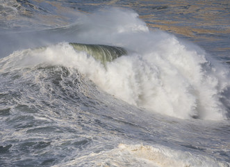 Big Waves from "Praia Norte" in Nazare, Portugal.