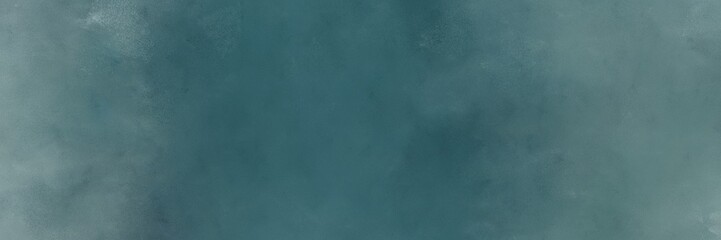 abstract painting background texture with teal blue, light slate gray and dark slate gray colors and space for text or image. can be used as header or banner