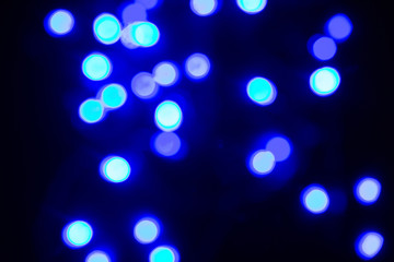 Christmas background. Design element with bokeh from garlands.