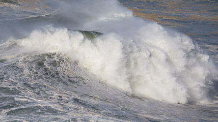 Big Waves from "Praia Norte" in Nazare, Portugal.