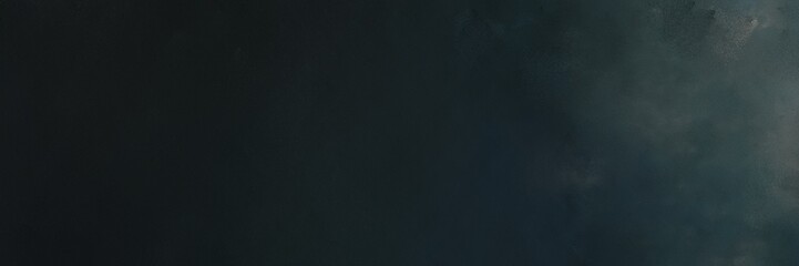 abstract painting background graphic with very dark blue, dark slate gray and dim gray colors and space for text or image. can be used as header or banner
