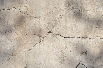 cracked concrete cement wall in industrial building, great for your design and texture background