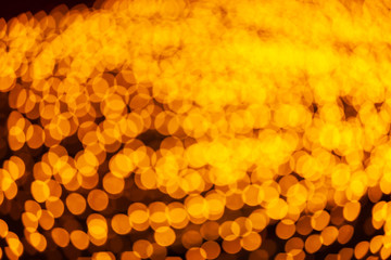 Abstract bokeh night in city background.