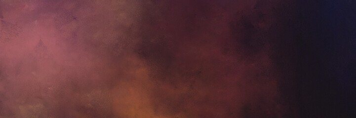 very dark violet, pastel brown and indian red color background with space for text or image. vintage texture, distressed old textured painted design. can be used as header or banner