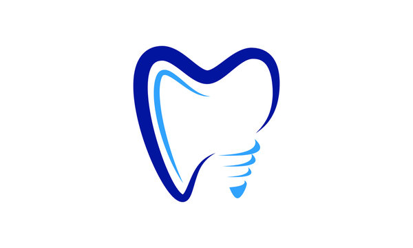 Dental Clinic logo template, Dental Care logo designs vector, Health Dent Logo design vector template linear style. Dental clinic Logotype concept icon. Tooth Teeth Smile Dentist Logo,