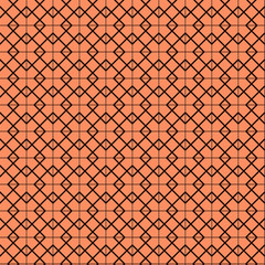 Seamless geometric pattern with rhombus and lines