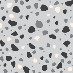 Seamless pattern with texture of marble chips