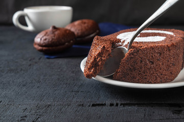 Delicious chocolate cake