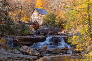 Glade Creek Grist Mill in Babcock State Park West Virginia © Edward