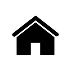 Home icon. House vector illustration EPS10. Real estate concept