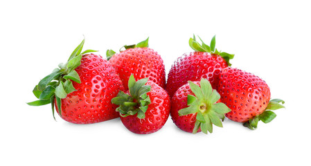Strawberry isolated on white background.