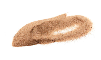 Fototapeta premium sand on the white background
