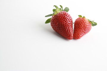 strawberry on colorful background