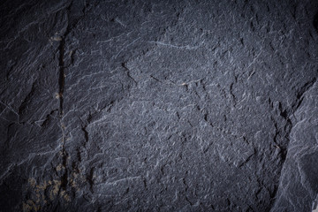 Dark grey and black slate background or texture