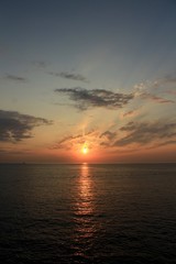 西伊豆　沢田公園からの夕陽