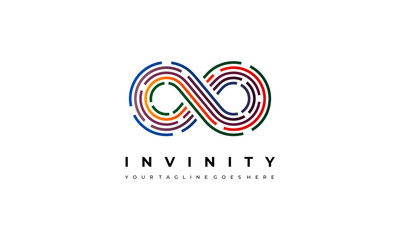 Colorful Infinity Logo - Infinite Line vector
