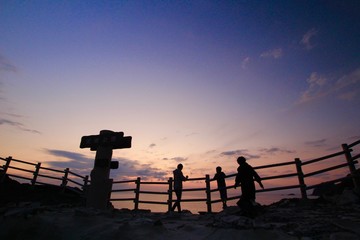 西伊豆　沢田公園からの夕陽