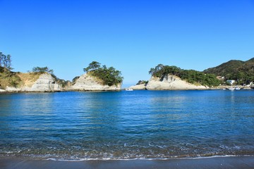 Fototapeta premium 西伊豆 堂ヶ島観光